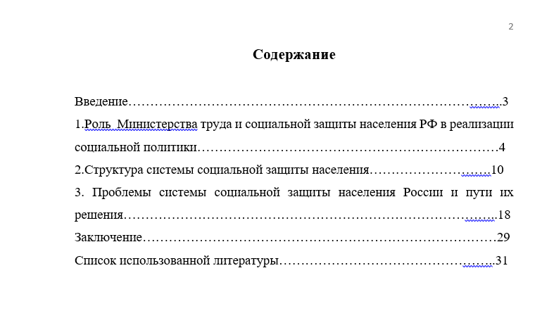 Курсовая Работа На Тему Социальная Политика